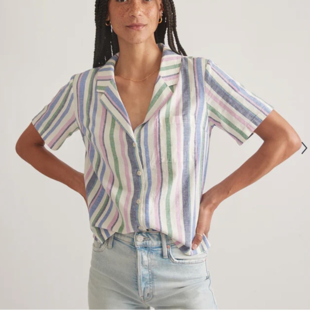 Marine layer Lucy resort shirt